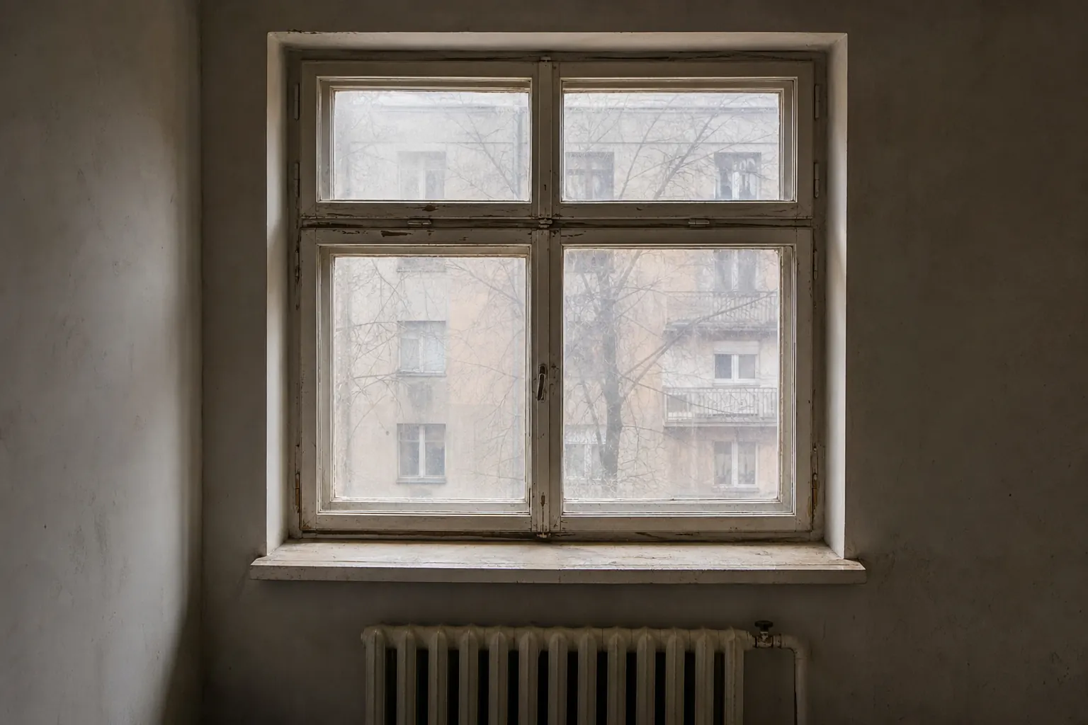 Старое окно до замены